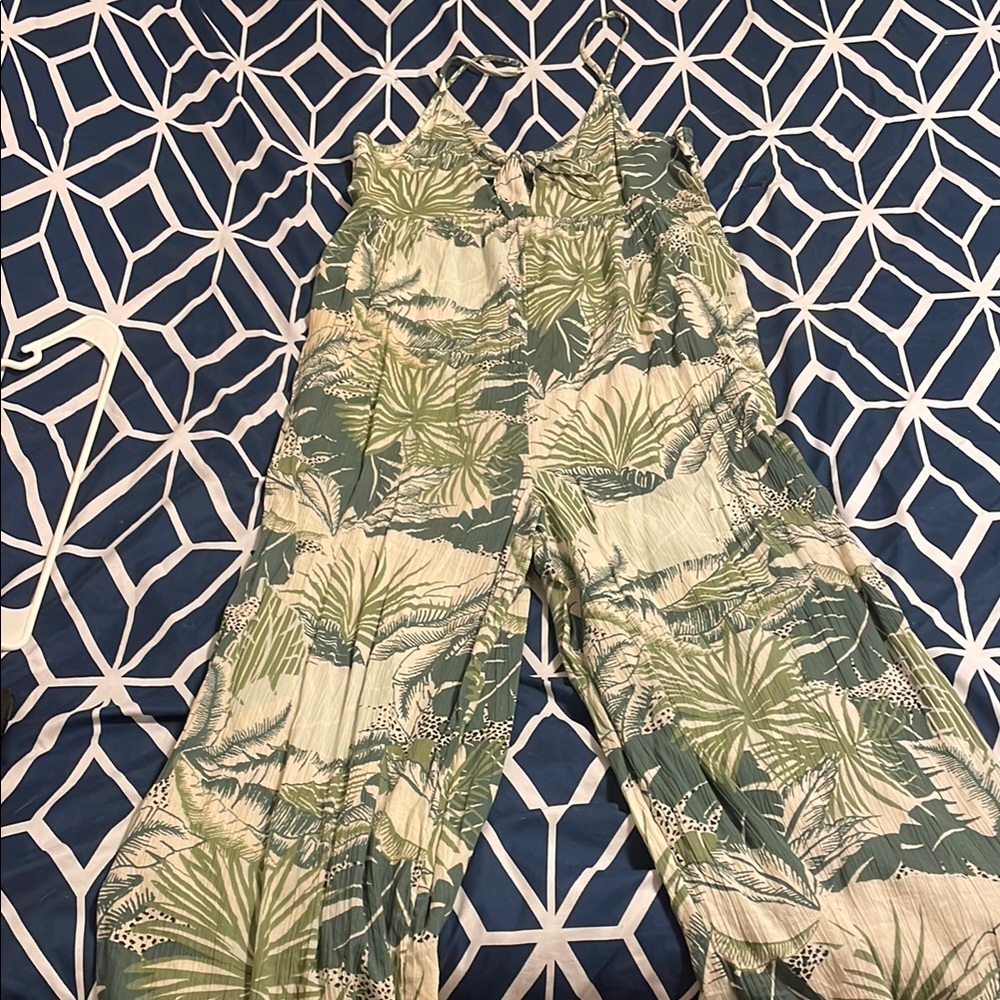 Tropical Green Jumpsuit
